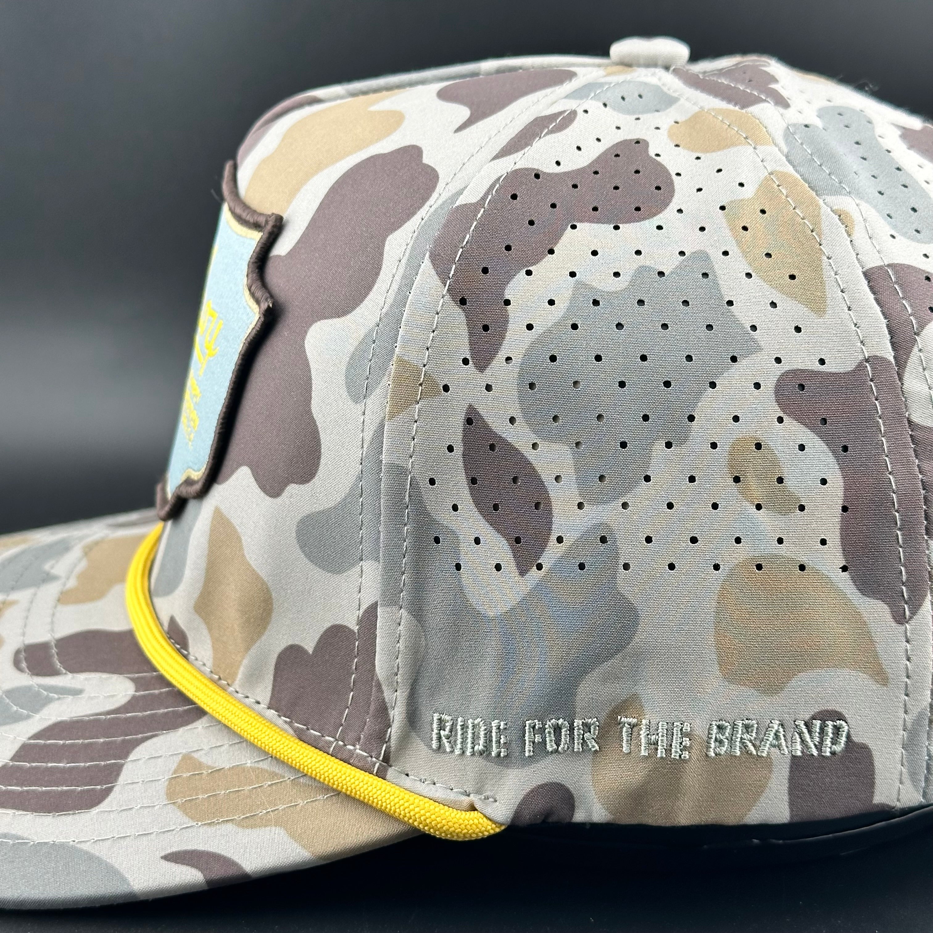 Marshland Camo Patch “Cowboy Hat” - Performance Rope Hat