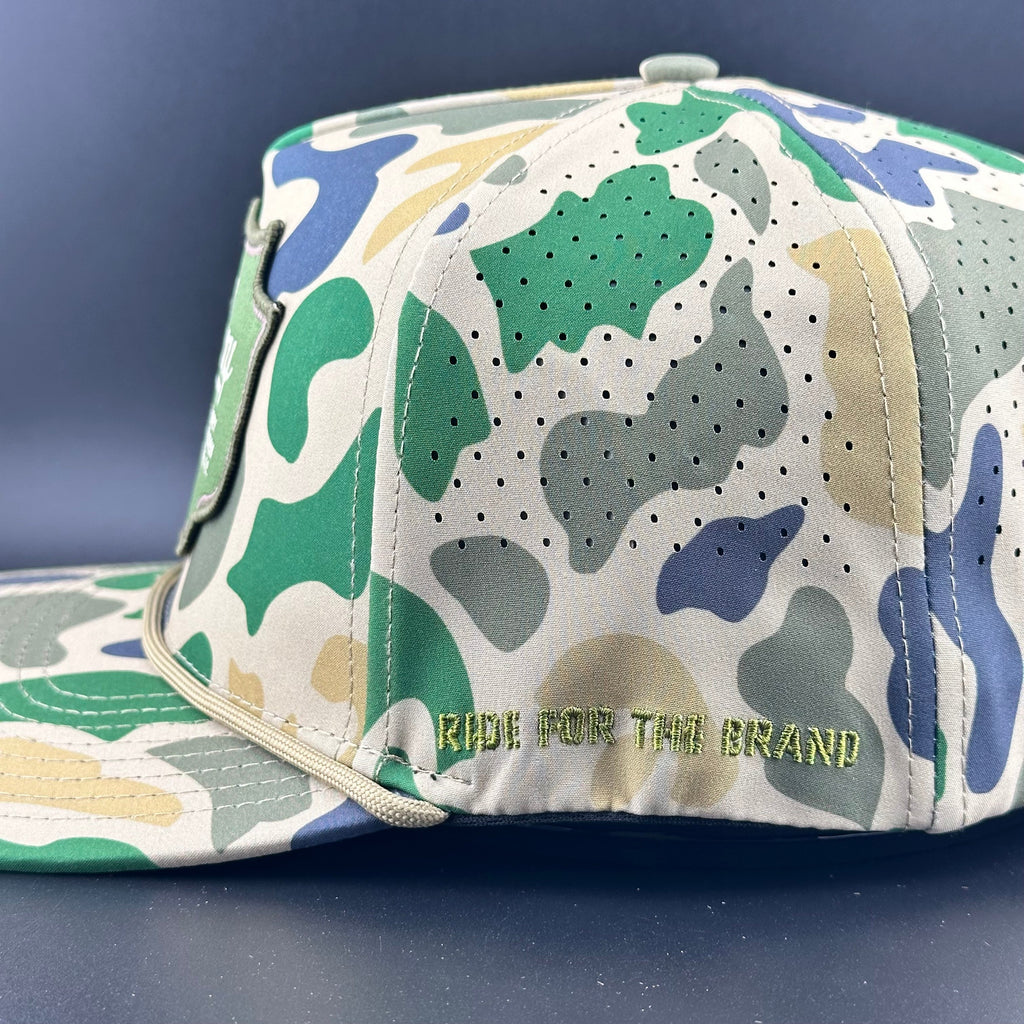 Duck Camo Patch “Cowboy Hat” - Performance Rope Hat