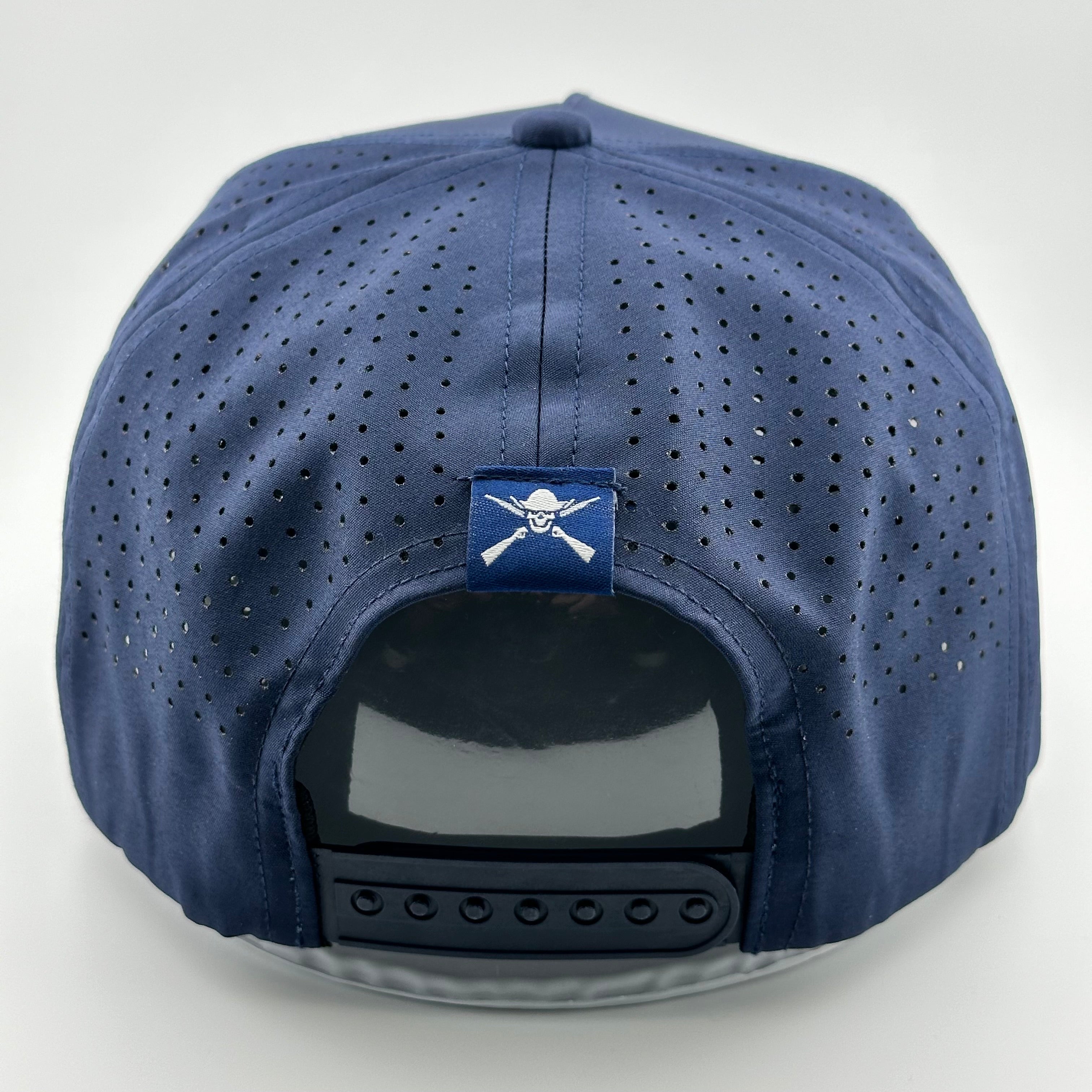 “Cowboy Hat” Performance Patch Rope Hat - Navy Blue