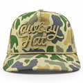 Duck Camo Script “Cowboy Hat” - 5-panel Trucker Hat