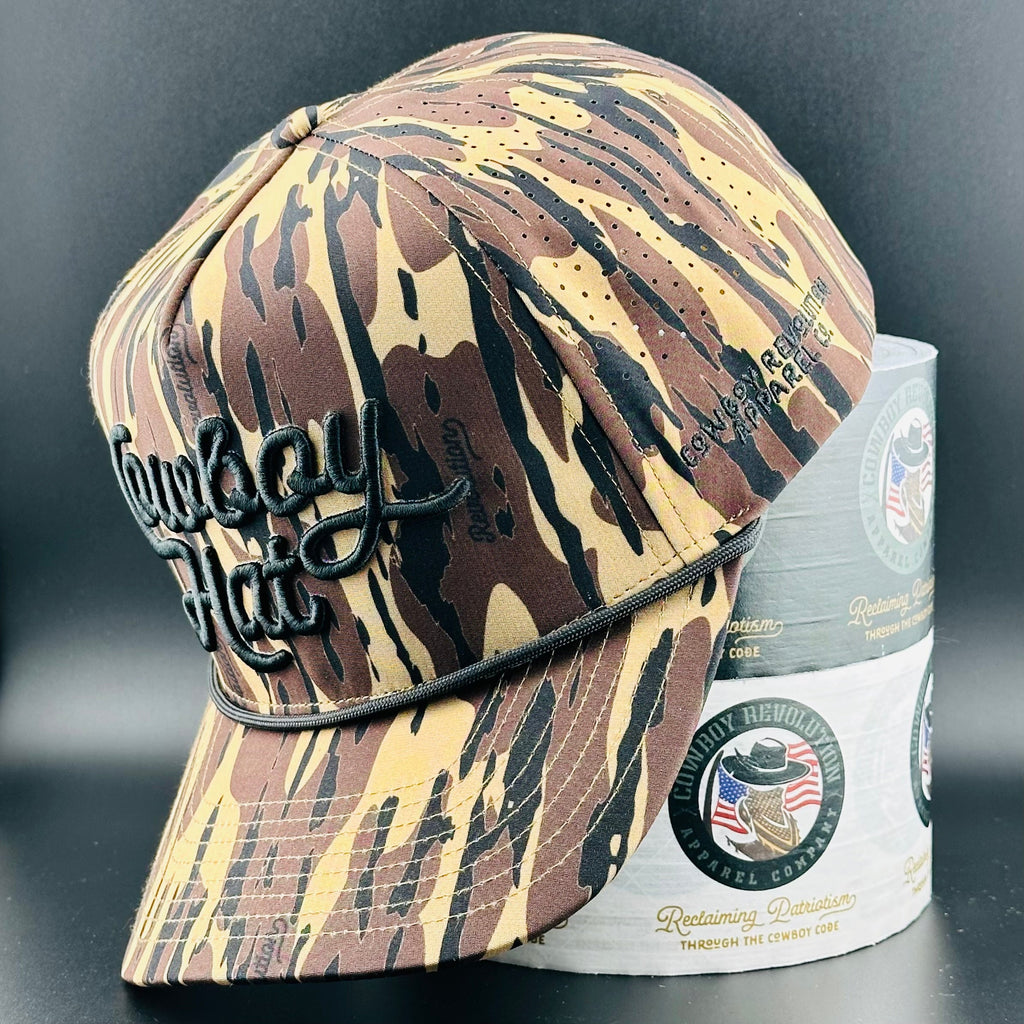 Atakapa Camo - Swampland Script “Cowboy Hat”